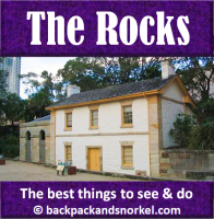 Self-guided walking tour of The Rocks in Sydney, Australia
