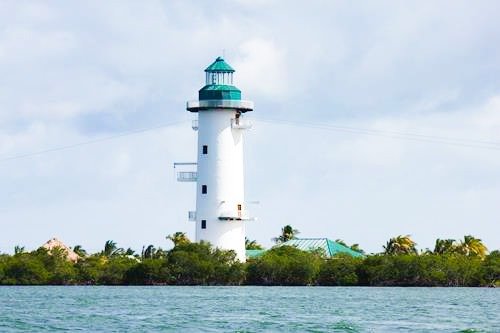 Lighthouse on the Monkey River tour from Placencia, Belize