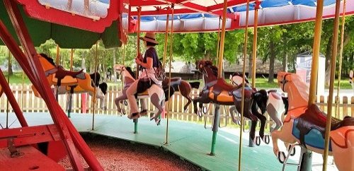 Carousel at the Shelburne Museum in Shelburne, Vermont