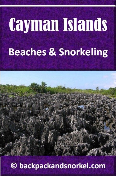 Backpack and Snorkel Cayman Islands Travel Guide - Cayman Islands Purple Travel Guide