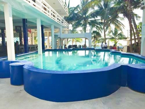 Pool at Corona del Mar Hotel & Apartments in San Pedro in Ambergris Caye, Belize