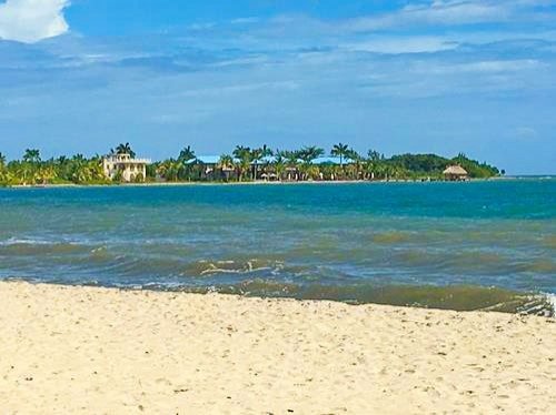 White sand beach in Placencia, Belize