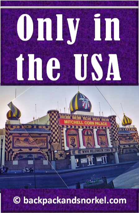 The world's only Corn Palace in Mitchell, South Dakota