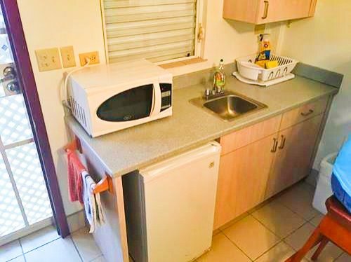 Kitchen at Michelo Suites in Placencia, Belize