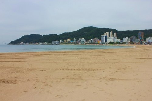 Songjeong Beach in Busan, South Korea