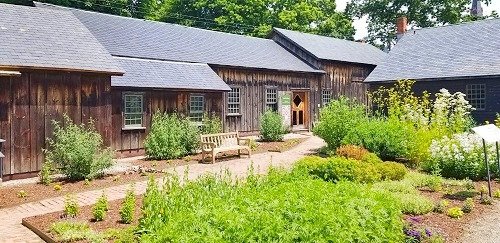 Buildings at the Shelburne Museum in Shelburne, Vermont