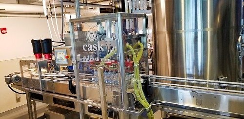 Interior of the Alchemist Brewery building in Stowe, Vermont