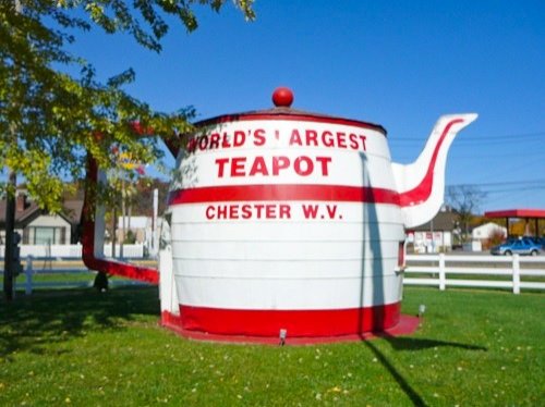 The World’s Largest Teapot in Chester, WV