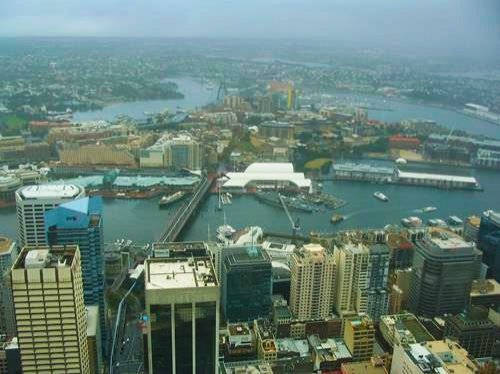 view from SYDNEY TOWER EYE