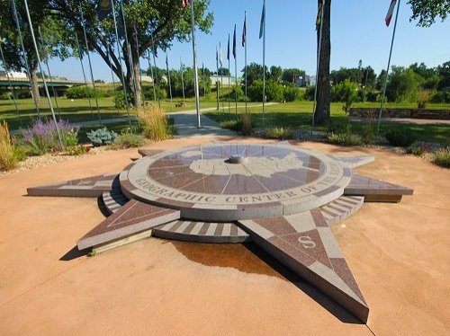 Geographical Center of the Nation in Belle Fourche, SD