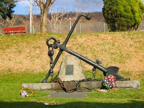 Anchor of Battleship USS Maine in Reading, PA