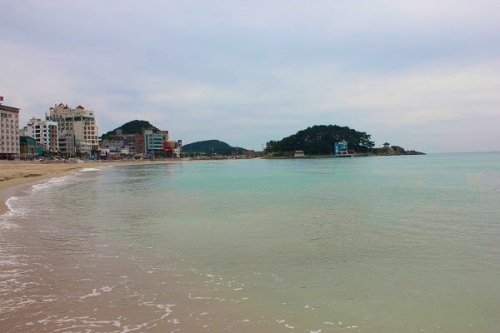 Songjeong Beach in Busan, South Korea