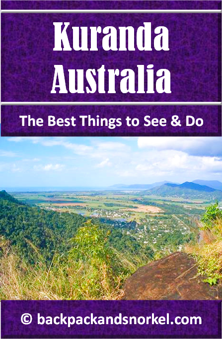 Australia Travel Guide by Backpack & Snorkel showing scenic views from the Kuranda Scenic Railway in Kuranda, Australia