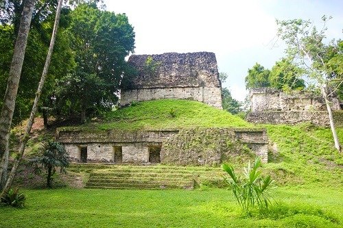 PLAZA OF THE SEVEN TEMPLES in Tikal