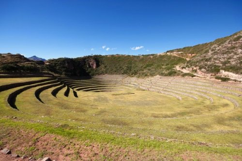 Moray historic site in Peru