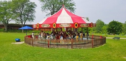 Carousel at the Shelburne Museum in Shelburne, Vermont