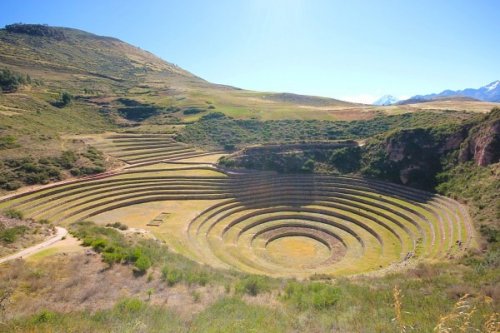 Moray historic site in Peru