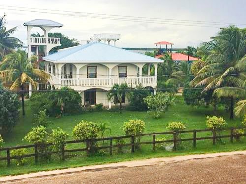 House on the main road in Placencia, Belize