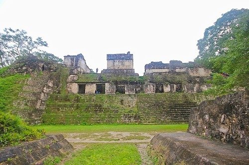 ballcourt at Central Plaza in Tikal
