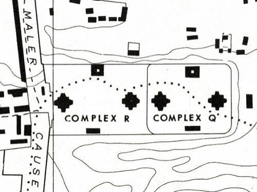 map of GROUP Q (GROUP 4E-4) in Tikal