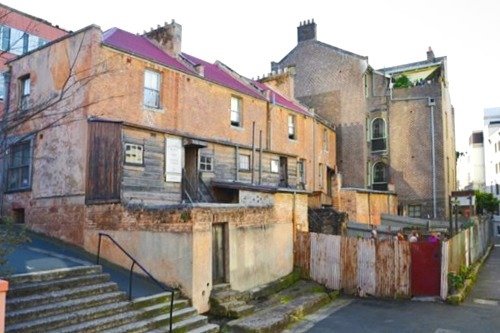 Susannah Place Museum in The Rocks in Sydney, Australia