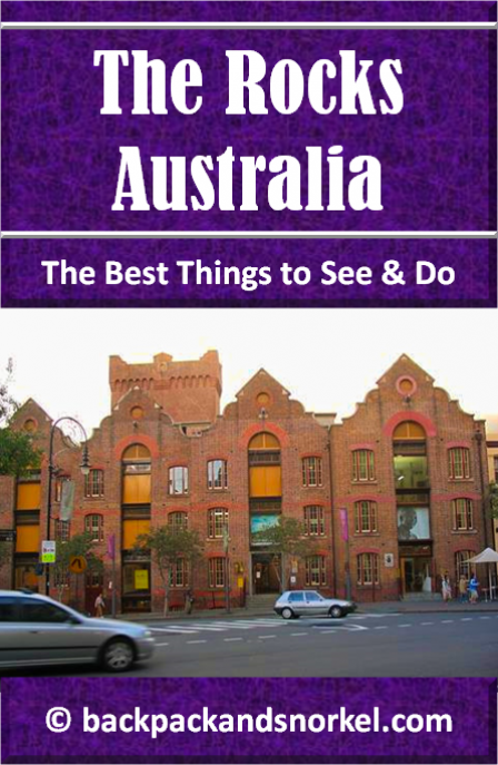 Australia Travel Guide by Backpack & Snorkel showing the ASN Co Building in The Rocks in Sydney, Australia