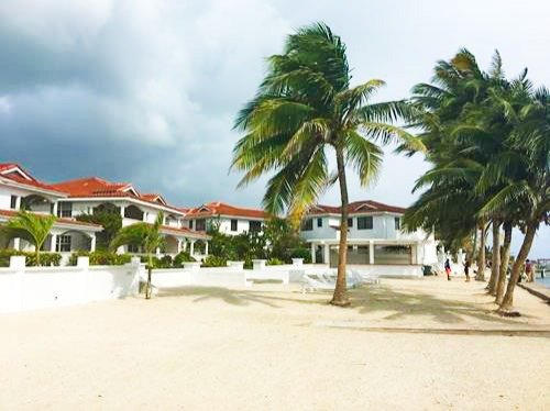 Beach in San Pedro in Ambergris Caye, Belize