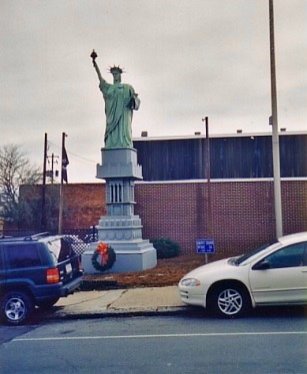 Copy of Statue of Liberty in McRae, GA