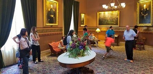 Interior of the Vermont State House in Montpelier, Vermont