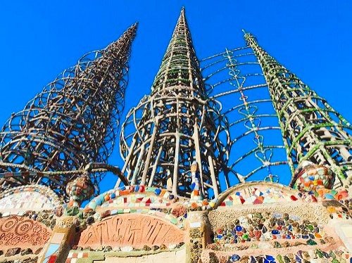 Watts Towers in Los Angeles