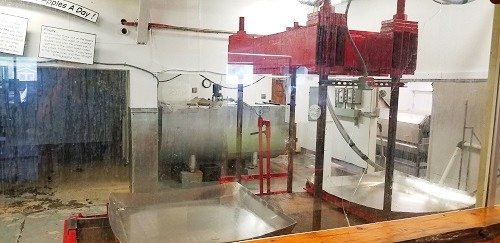 Inside the Cold Hollow Cider Mill in Waterbury, Vermont