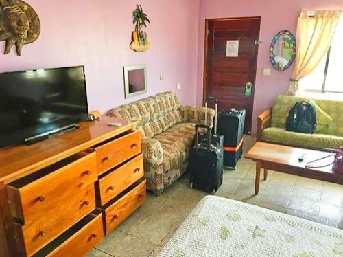 Bedroom in Corona del Mar Hotel & Apartments in San Pedro in Ambergris Caye, Belize