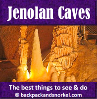 Jenolan Caves in the Blue Mountains outside Sydney, Australia