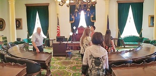 Interior of the Vermont State House in Montpelier, Vermont