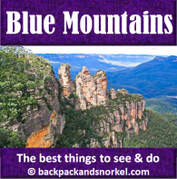 The Blue Mountains outside Sydney, Australia