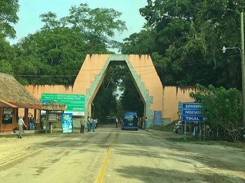 Entrance gate at Tikal