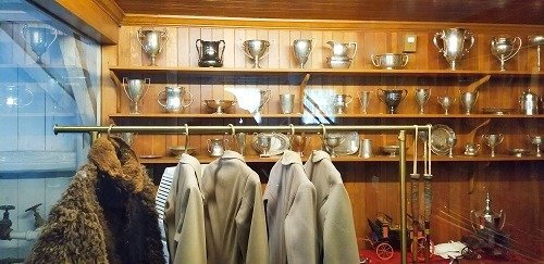 Interior of a barn at the Shelburne Museum in Shelburne, Vermont