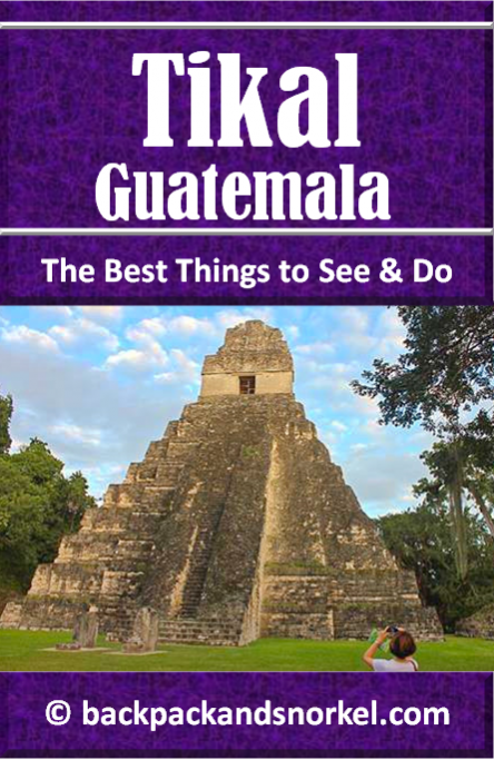 Backpack and Snorkel Tikal Travel Guide - Tikal Purple Travel Guide