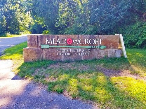 MEADOWCROFT ROCKSHELTER sign