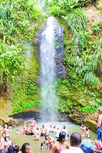 Making Memorable Moments at Toraille Waterfall in St Lucia