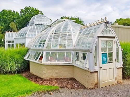 the greenhouse at The Frick in Pittsburgh