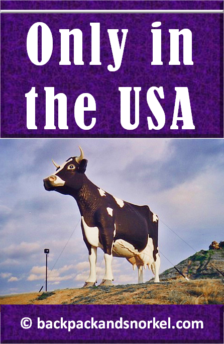 Salem Sue, the world's largest Holstein Cow monument in New Salem, North Dakota