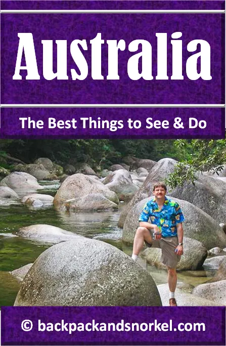 Backpack and Snorkel Australia Travel Guide - Australia Purple Travel Guide