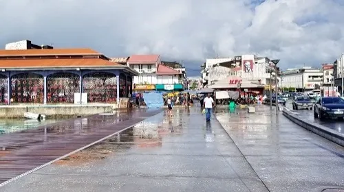 Place de la Victoire in Pointe-a-Pitre in Guadeloupe
