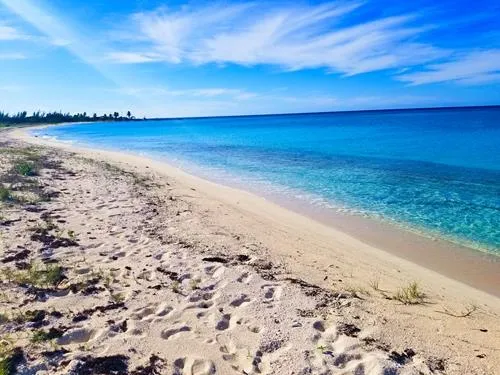 Beach at Casuarina Pines Villas on Crooked Island