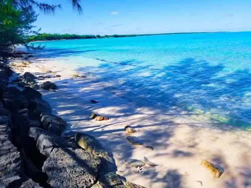 Colonel Hill Bay beach on Crooked Island