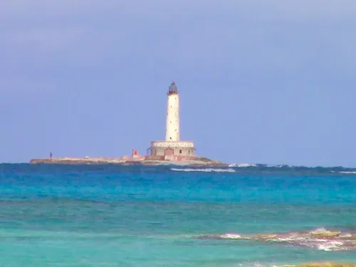 Light house in Crooked Island, Bahamas