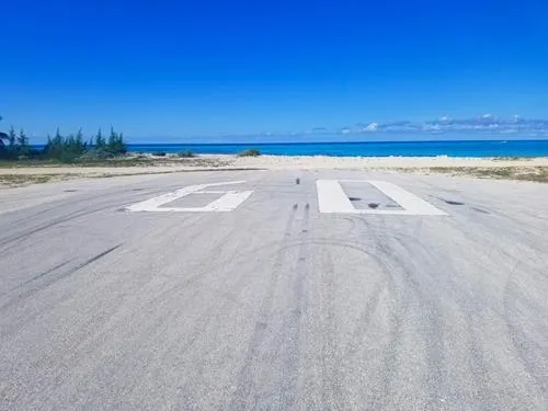 Air Strip at Crooked Island Lodge on Crooked Island