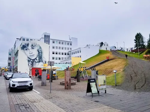 downtown Akureyri