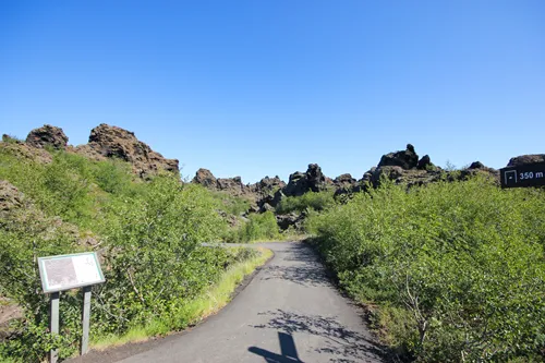 lava formations at Dimmuborgir in Iceland